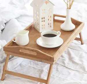 Foldable Bamboo Multipurpose Tray