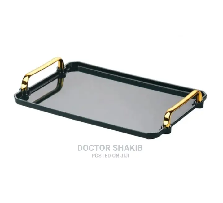 Acrylic Serving Tray With Handles