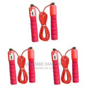 Electronic Skipping Rope Red in Color