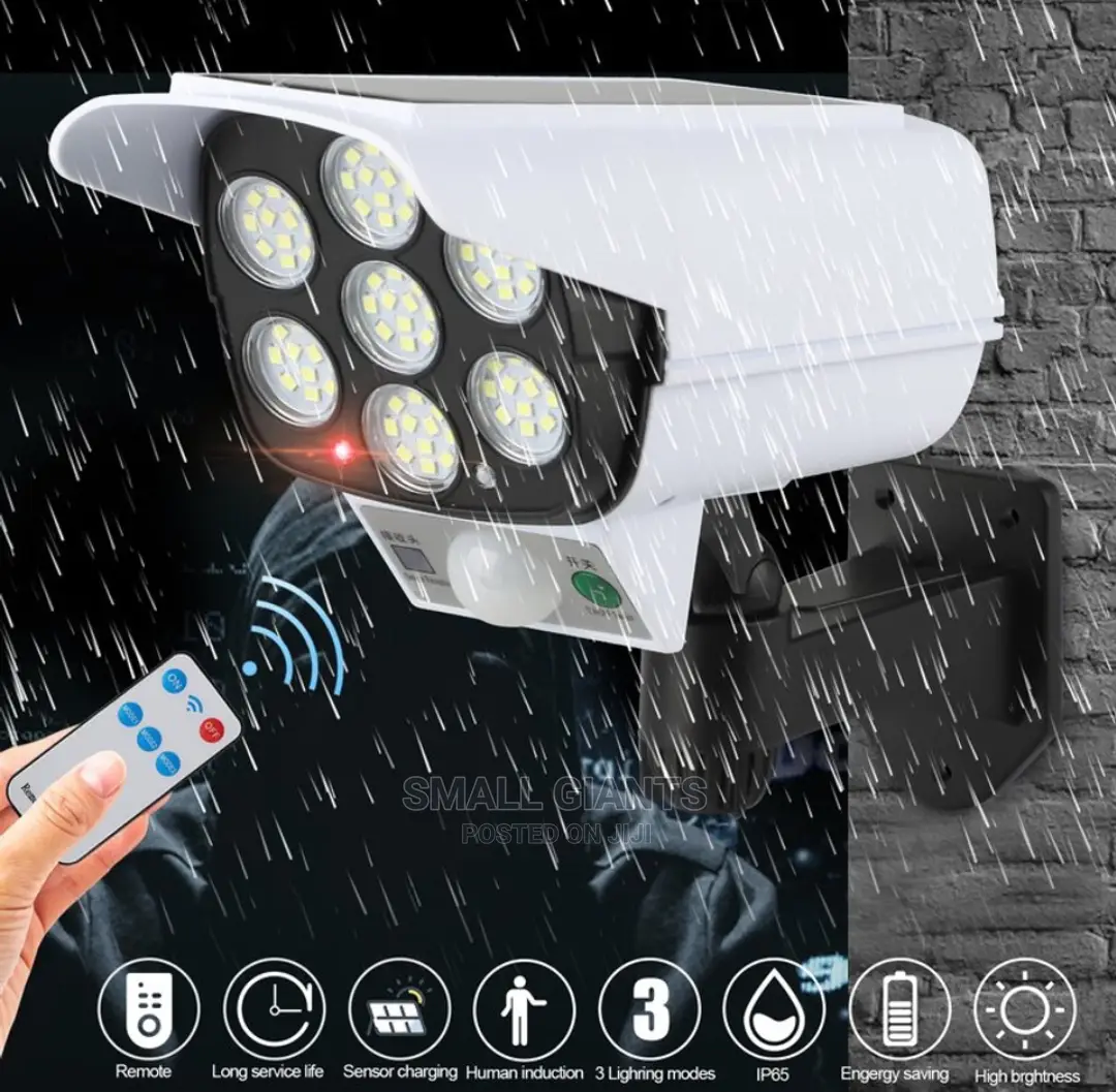 Solar Powered Dummy Camera Motion Sensor Light