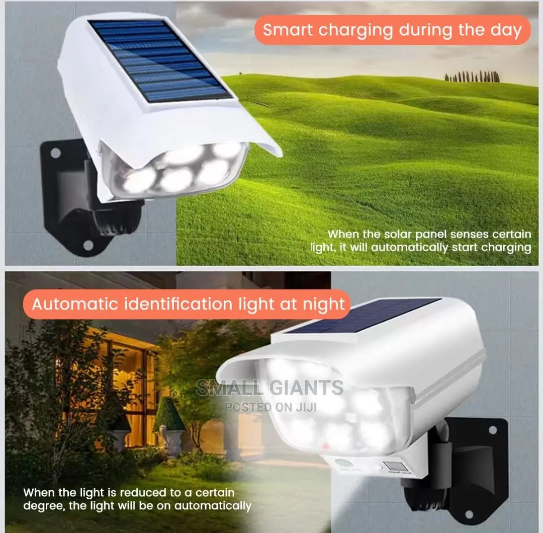 Solar Powered Dummy Camera Motion Sensor Light