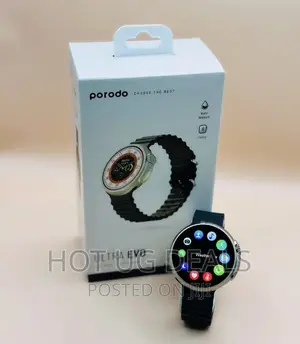 Porodo Ultra Evo Smart Watch Wide Touch Screen Bluetooth