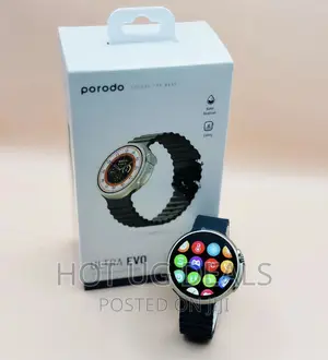 Porodo Ultra Evo Smart Watch Wide Touch Screen Bluetooth