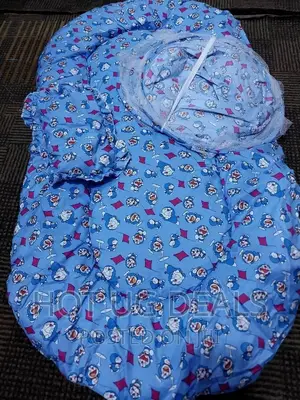 3 Pc Foldable Baby Infant Bed Mosquito Net, Mattress, Pillow