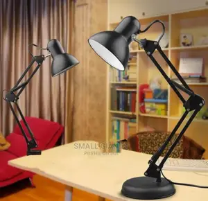 Adjustable Folding Twin-Arm Table Lamp