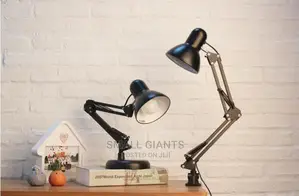 Adjustable Folding Twin-Arm Table Lamp