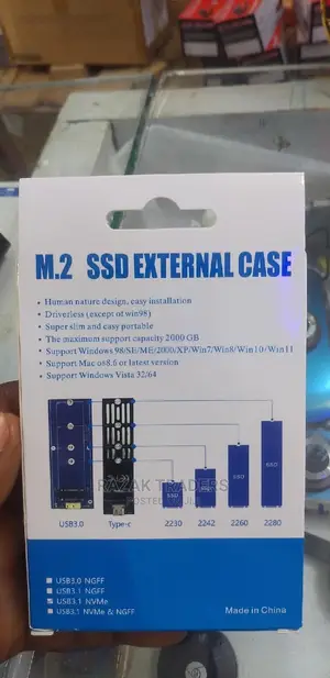 M.2 SSD External Case USB 3.1 Type C