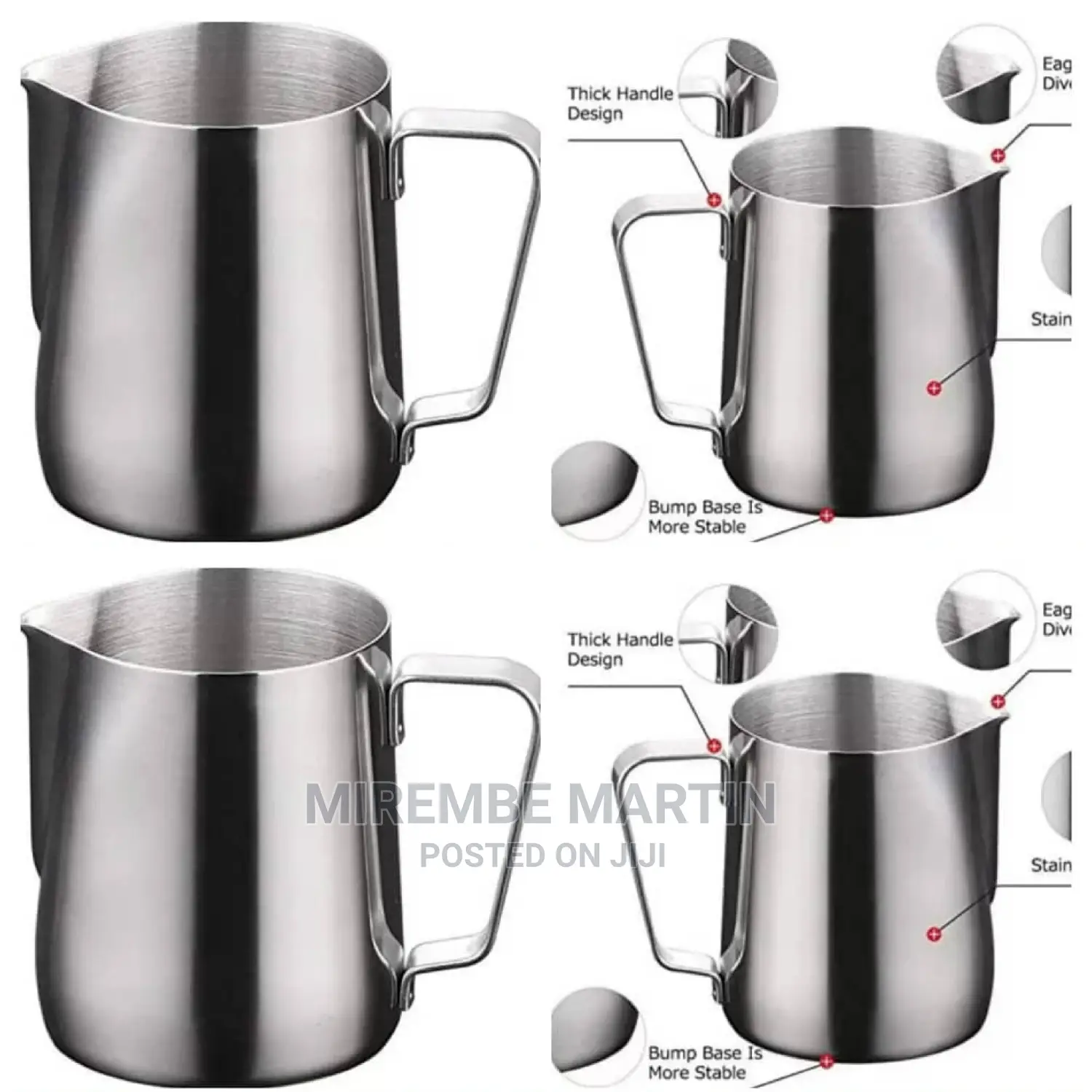 Stainless Steel Milk Serving Cup