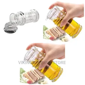 Acrylic Leak-Proof Container Vinegar Oil Bottle Jar- Clear