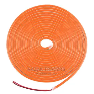 5m Waterproof Silicone Neon LED Strip Light(Orange)