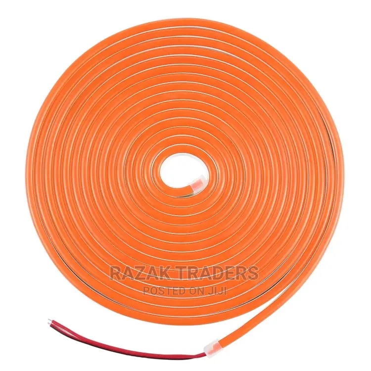 5m Waterproof Silicone Neon LED Strip Light(Orange)