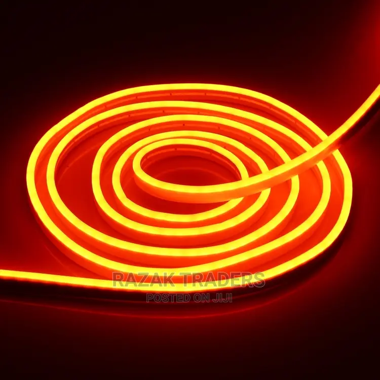 5m Waterproof Silicone Neon LED Strip Light(Orange)