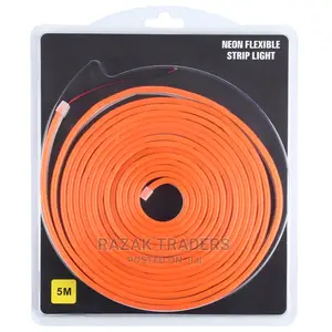 5m Waterproof Silicone Neon LED Strip Light(Orange)
