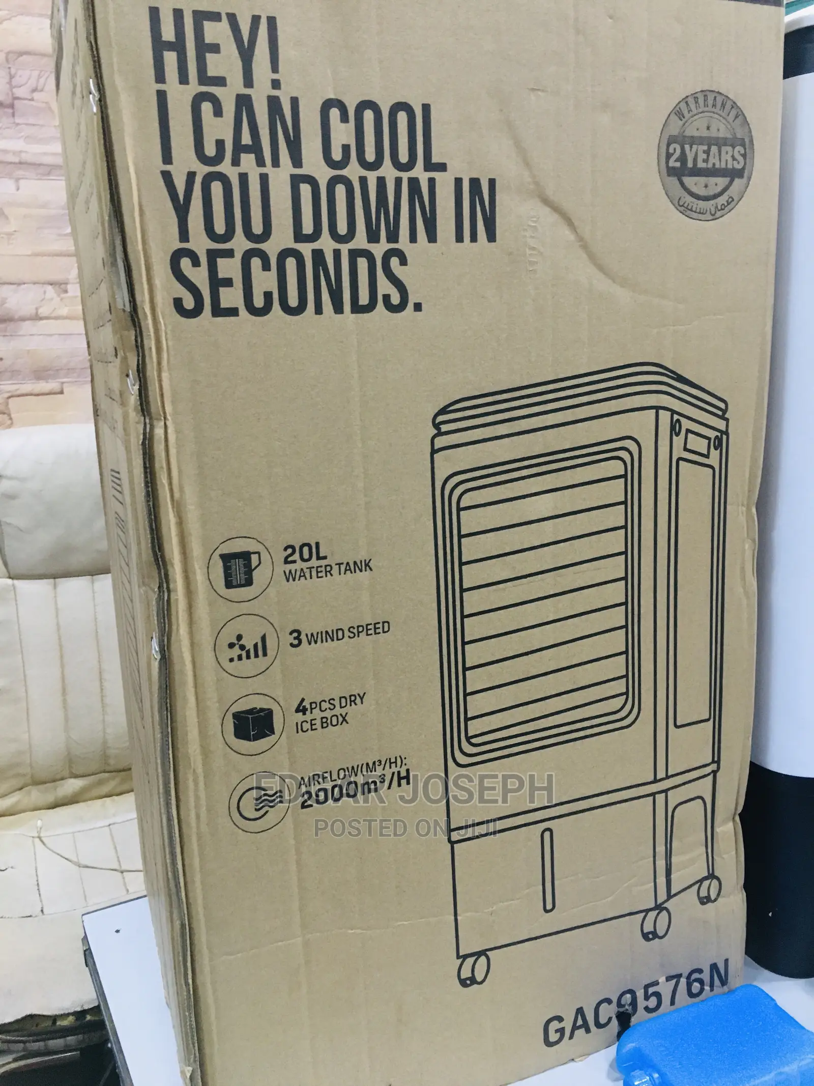 Geepas Air Cooler Brand New 20L
