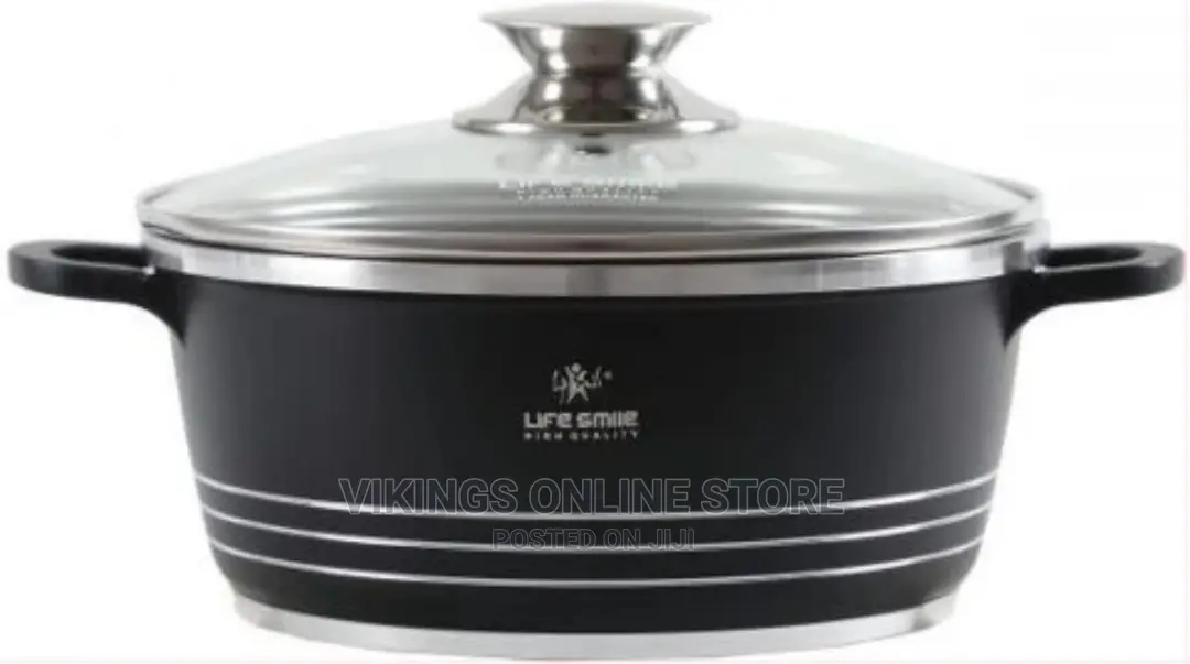 3 Pieces of Non-Stick Serving/Saucepans/Cookware- -Black