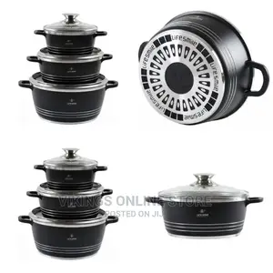 Non-Stick Serving/Saucepans/Cookware- 32x36x40cm -Black