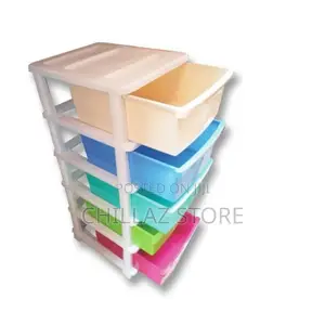 5tier Modern Plastic Laundry Basket.