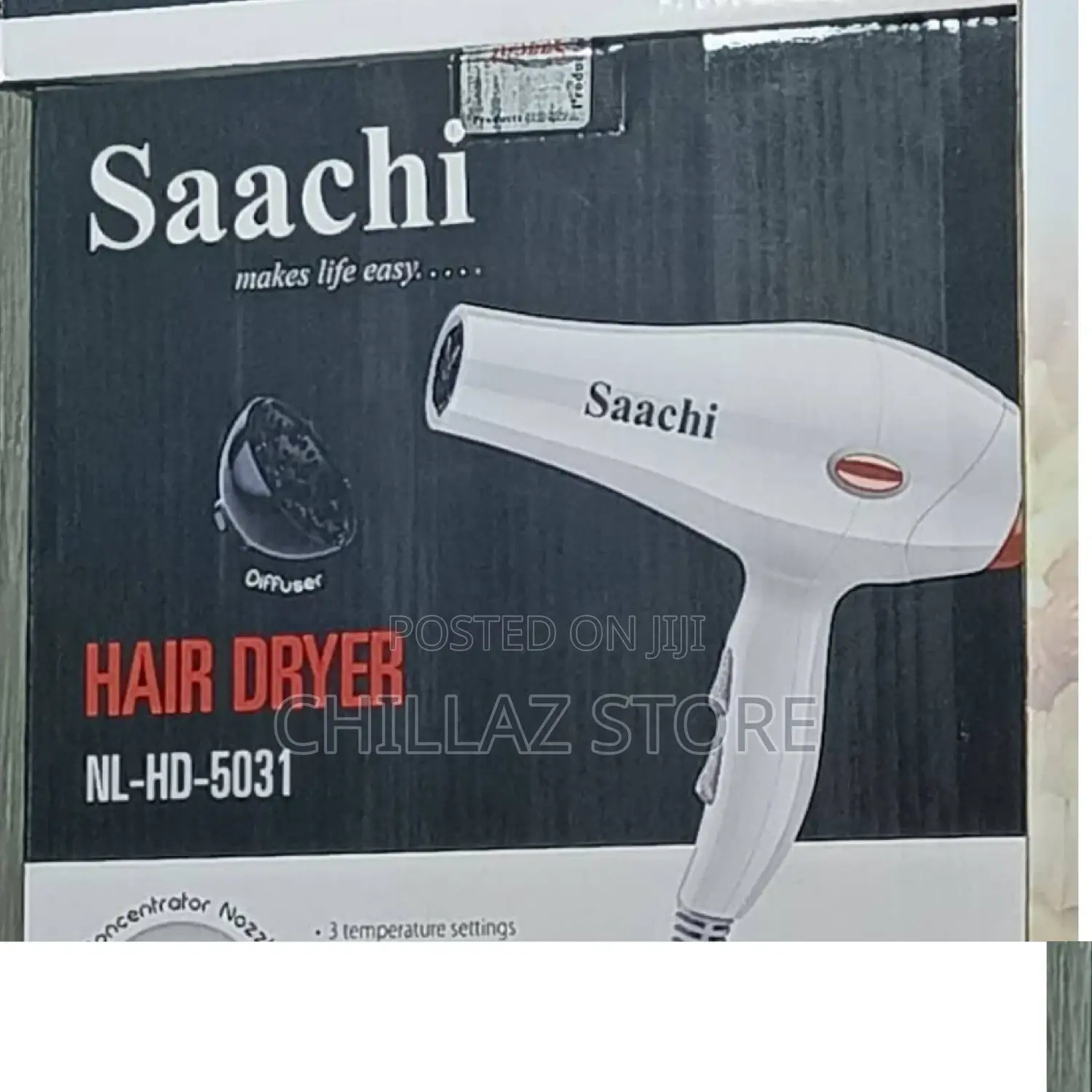 Saachi Electric Hand Held Hair Dryer.