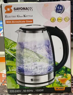 Sayonapps Electric Kettle Fast Boiling 2.5L Model 4502