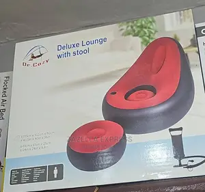 2 in 1 Inflatable Seat/Inflatable Chair – Red