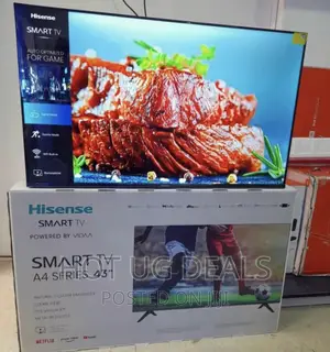 Hisense 43" Frameless Flat Screen Digital - Smart Tv - Black