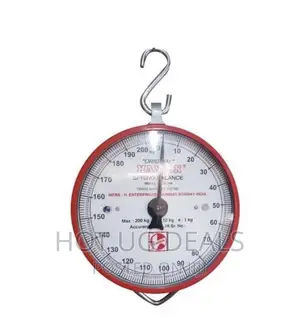 Hanson Mechanical Weighing Scale Weighs Upto 200kg -silver