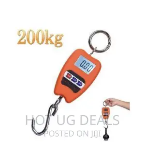 Hanging Weighing Scale With 200kg Maximum - Orange