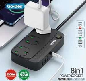 Go Des 8 in 1 Power Socket