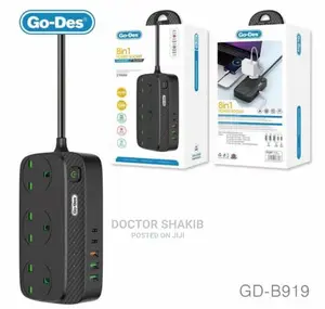 Go Des 8 in 1 Power Socket