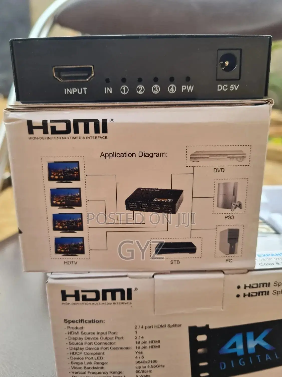 Hdmi Splitter 4 Port
