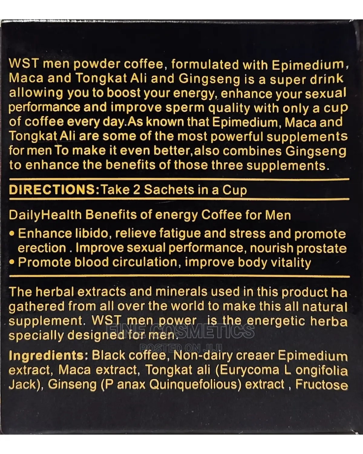 Manpower Energizer Coffee | Sexual Stamina Tongkat Booster