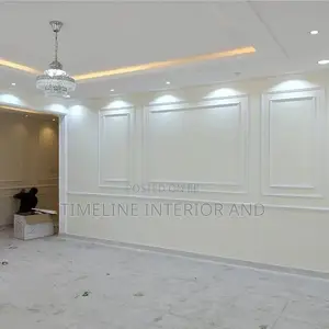 Gypsum TV Cabinet and Ceiling Works.