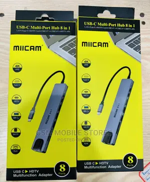 USB-C Multi-Port Hub 8 in 1