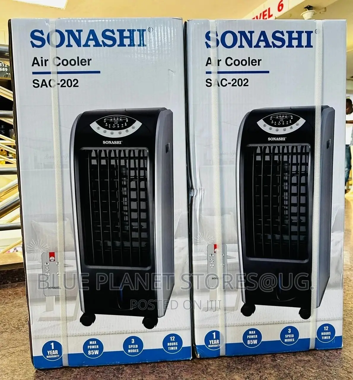 SONASHI 6.0litres Air Coolers With Remote \\ 65w \\ SAC-202