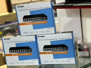 10-Port 10/100/1000base-T Long Range 250m Poe+ Surveillance