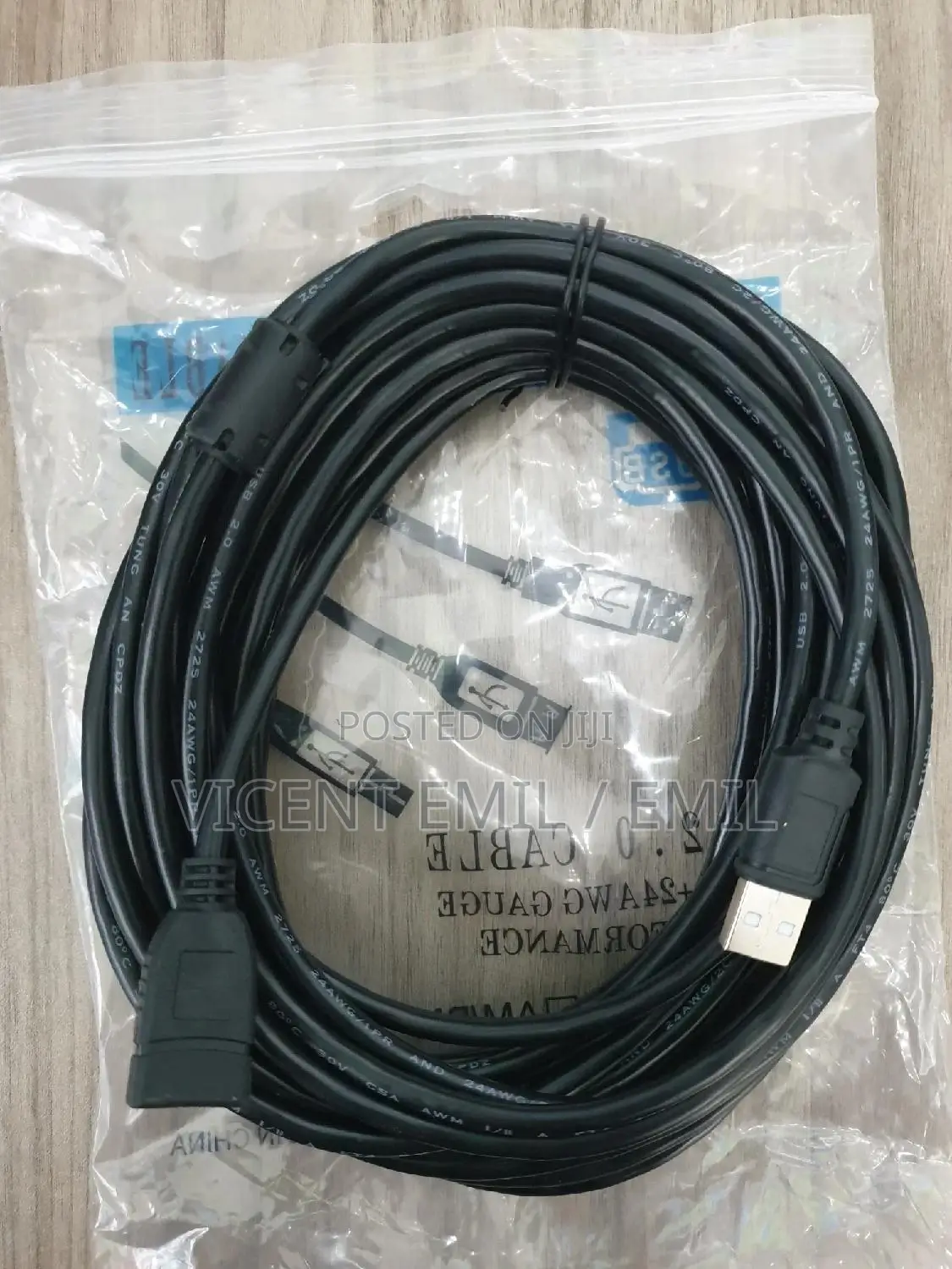 USB Extender 10metres Male to Female 4