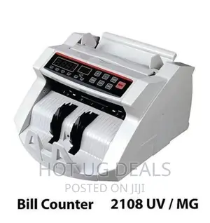 Money Cash Counting With Counterfeit Detector Uv_ Mg Machine