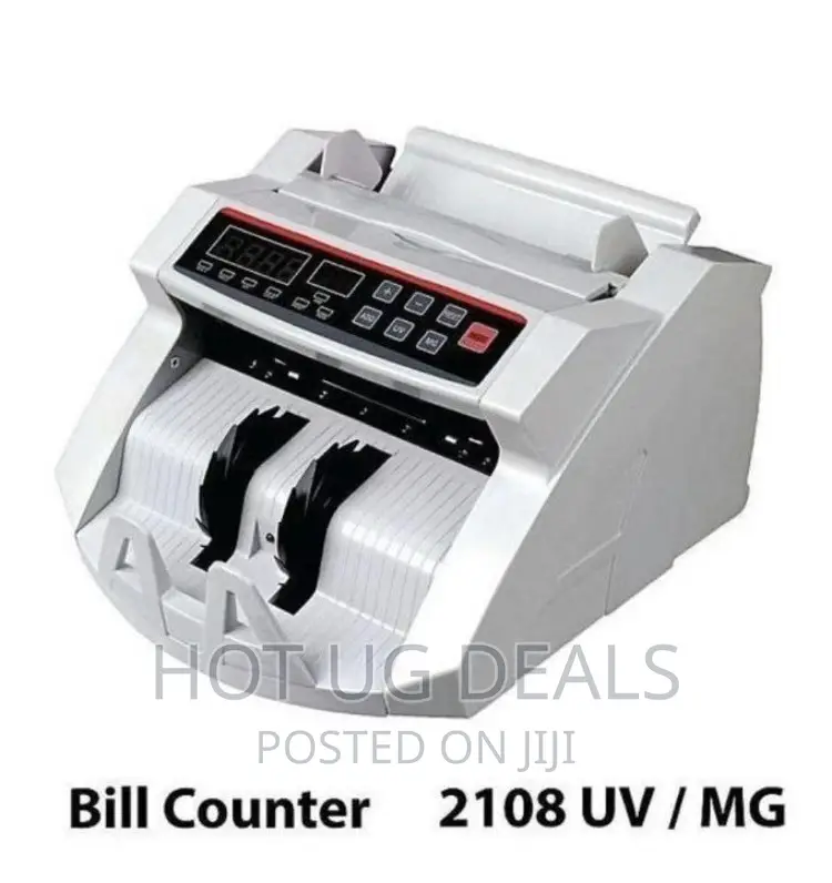Money Cash Counting With Counterfeit Detector Uv_ Mg Machine