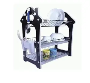 3 Layer Wooden Dish Rack