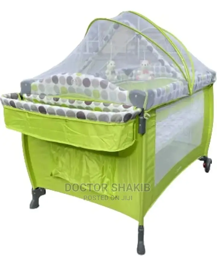 Foldable Baby Playpen/ Bed