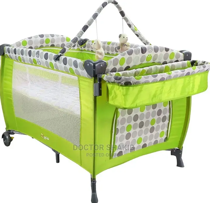 Foldable Baby Playpen/ Bed