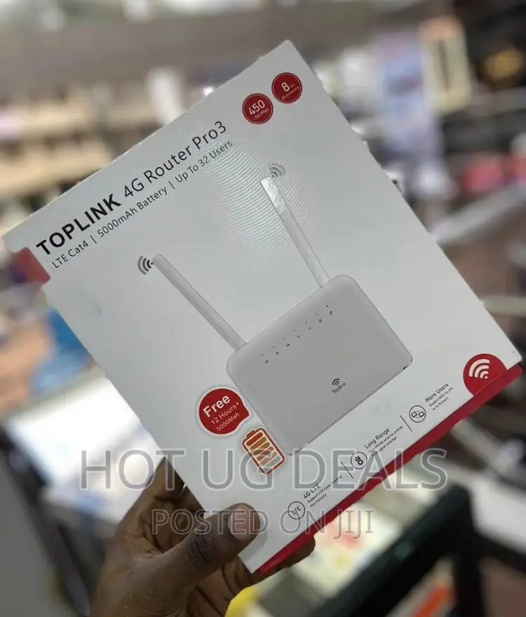 Toplink 4G Wifi Router PRO 3 5000mah - Battery Powered