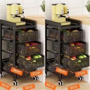 Vegetable Moveble Storage Rack