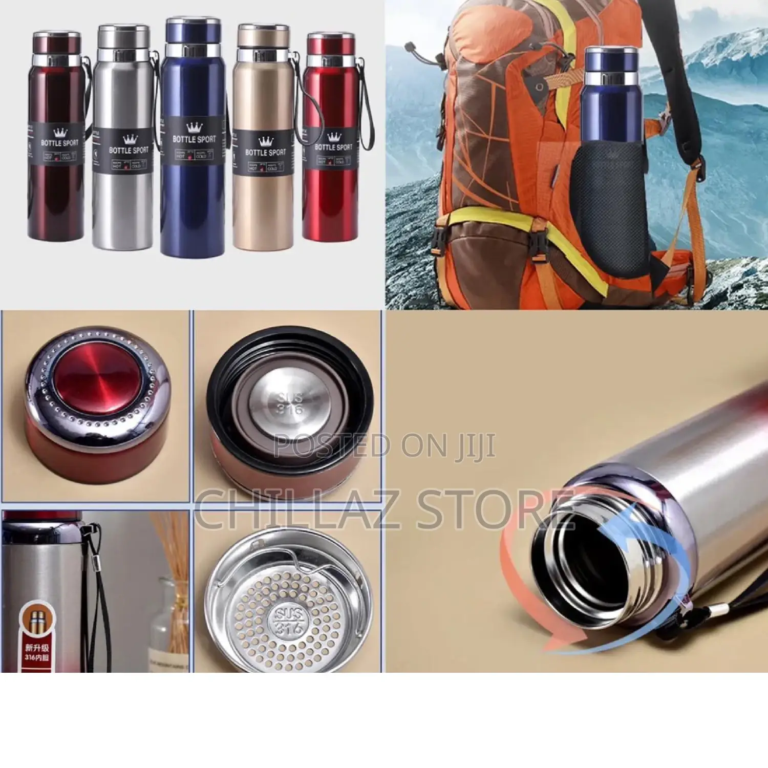 Travel Vacuum Bottle.