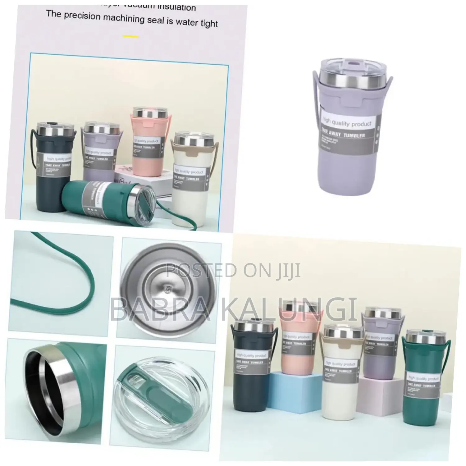 Double Layer Vacuum Thermo Cup