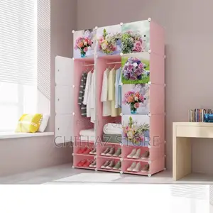 3 Columns Plastic Wardrobe.