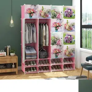 4columns Plastic Wardrobe.