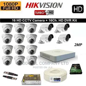 16 Chanel CCTV Camera Full Kit (16 Cameras)