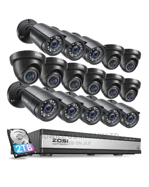 16 Channel CCTV Camera Full Kit  (16 Cameras)