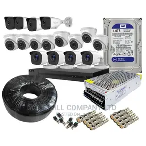 Turbo 16 Channel CCTV Camera Full Kit All Round